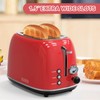 Toaster 2 slice,Retro Stainless Steel Toaster with 6 Settings, 1.5
