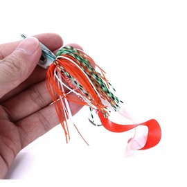 FOLANDO Sea Fishing Lures, Sea Fishing Spinner Fishing Lures with Spinner Paddle Tail Swimbaits for Pike Trout Bass Salmon Perch 100g JI011