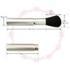 Shishida Seishindo Face Brush, Slide, Silver