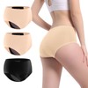 3 Pack Womens Incontinence Underwear 5oz Super Absorbent Panties,2XL