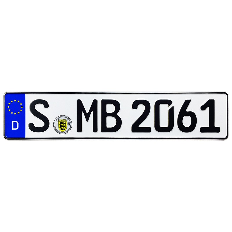 Z Plates Compatible wtih Mercedes Front German License Plate with