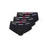 HUGO Men's Hipletter Triplet Pack of 3 Stretch Cotton Briefs