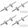 BALAVA 316 Stainless Steel Boat Cleats 6 inch,Boat Dock Cleats,Boat