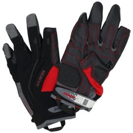 Harken Sport Men's Full Finger Reflex Gloves, Black, X-small