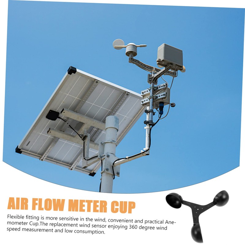 Kisangel Anemometer Wind Cup Replacement, Sensor Wind Gauge Cup Accurate