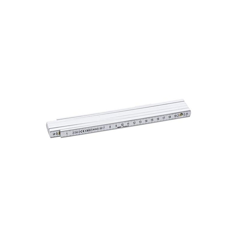 Toolland 2m Heavy Duty Fiberglass Folding Ruler Precision Measuring Instrument