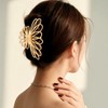 JFJXLM Seashell Claw Clip for Women Girls Gold Hair Clips