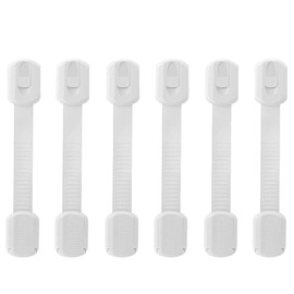 Kunue Baby Guard, Drawer Lock, Child Lock, Multipurpose Stopper, Removable, Double-Sided Tape, Child Safety Locks for Doors, Refrigerators, Toilets, Cabinets, Adjustable Length, Earthquake Prevention