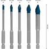 Bosch Professional 5 x Expert HEX-9 HardCeramic Drill Bit for