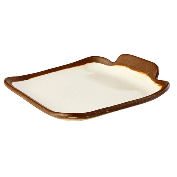 APS Melamine Plate – Crocker, Cream, 14 x 13 x