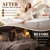 Bed Sheet Holders, 4 Pack, Corner Grippers with Clear Securing