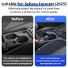 LUNQIN Car Center Console Armrest Front Cup Holder Trim Panel