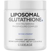 Codeage Polvo de Glutatión Liposomal - 1000 MG de L-glutatión