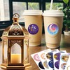192pcs Eid Mubarak Stickers, 1.6 Inch Round Eid al-Fitr Islamic
