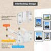 Furniture Flush Mount Bracket- Headboard Wall mount Hardware- Large Picture