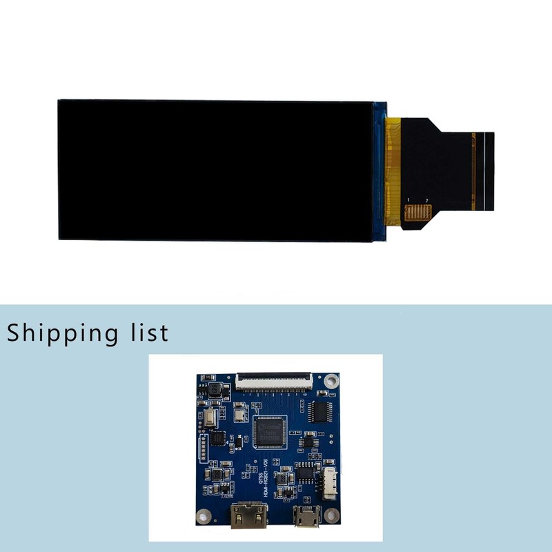 VSDISPLAY 8,6 cm (3,4 Zoll) 412 x 960 300 Nits