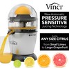 Vinci Hands Free Electric Citrus Juicer, 1-Button Juicer Machine, Orange