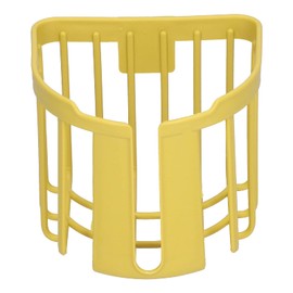 Toilet Shelf Large Capacity WallMounted Bathroom Toilet Paper Holder for Home (Yellow)