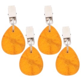 4pcs Windproof Tablecloth Weights Decorative Clips for Picnic Tablecloths Outdoor Dining Table Cloth Weights Table Cloth Holders for Windy Days Stainless Steel Pendants