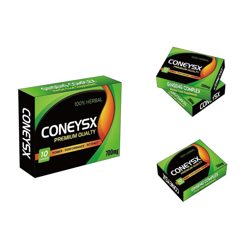 CONEYSX | 10 Capsules | Ginseng | Stronger | Power