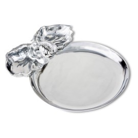 Arthur Court Metal Wine Elephant Chip and Dip Platter Sand Casted in Aluminum with Artisan Quality Hand Polished Designer Tarnish-Free 18 inch x 14 inch
