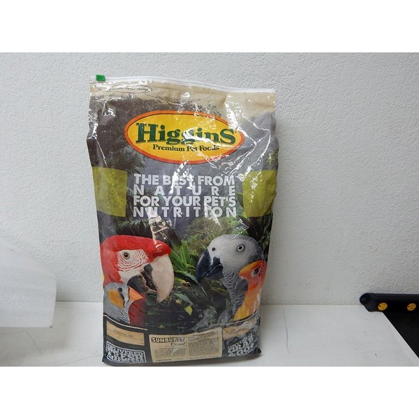 Higgins 466186 Higg Sunburst Food For Parrot, 25-Pound