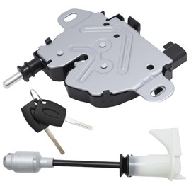 Hoypeyfiy 1343577 Bonnet Release Lock Latch with Bonnet Hood Lock Latch Catch Block, Replacement for Ford Focus MK2 2004-2012, Replaces 4895286 4M5AA16B970AB 3M5116700AC