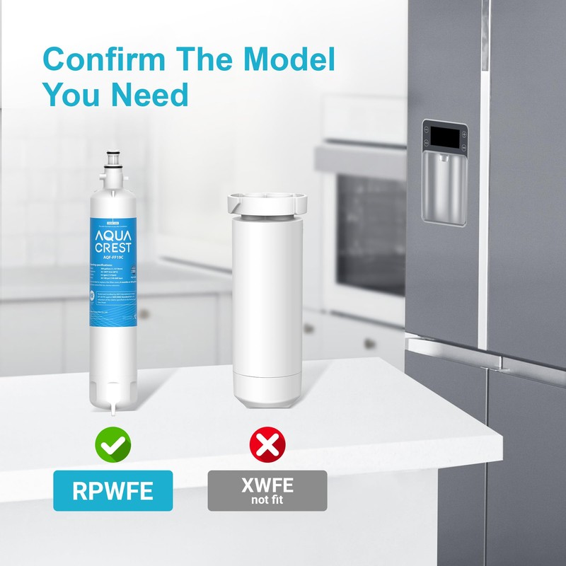 AQUA CREST Replacement for GE® RPWFE®, RPWF (with CHIP) Refrigerator