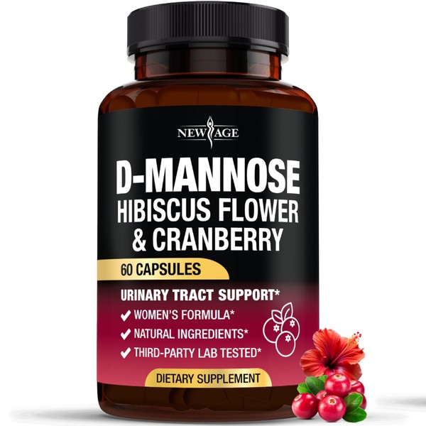 D-Mannose with Cranberry & Hibiscus - High Strength for Urinary