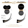 LASHVIEW Eyelash Extensions,Ellipse Flat Eyelash Extensions 0.15mm D Curl 11mm,Mink