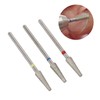 3pcs Nail Drill Bits Professional Russian Style Front Replaceable Grinding