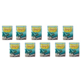 10 Packs Dragon Shield Matte Mint Standard Size 100 ct Card Sleeves Display Case