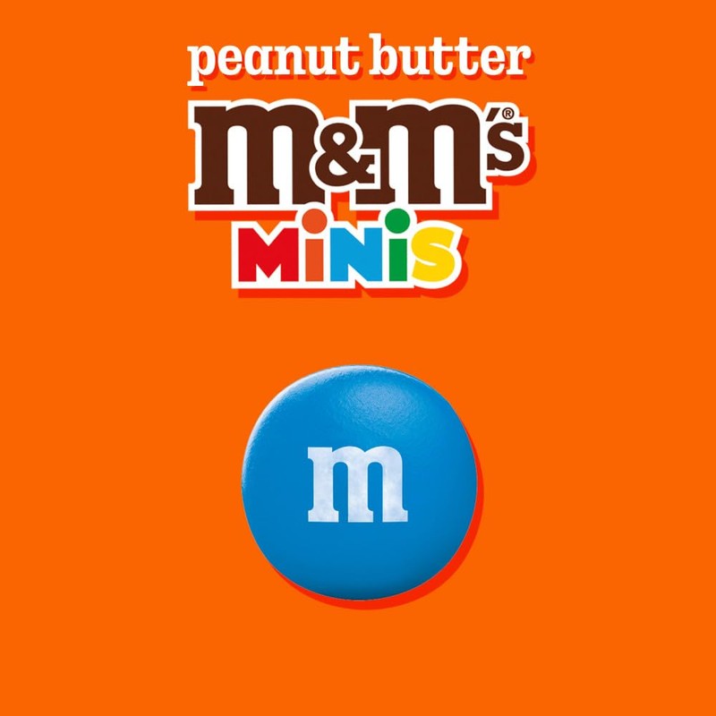 M&M'S Minis Peanut Butter Candy, Family Size, 15 Oz Bulk