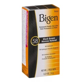 Bigen Tinte Bigote Barba Semi Permanente Negro Natural #58