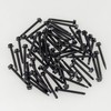60 PCS Hex Head Self-Tapping Screws for Metal,Black 410 Stainless