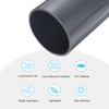 MECCANIXITY 5 Inch PVC Rigid Tube Round Pipe Tubing Hardware