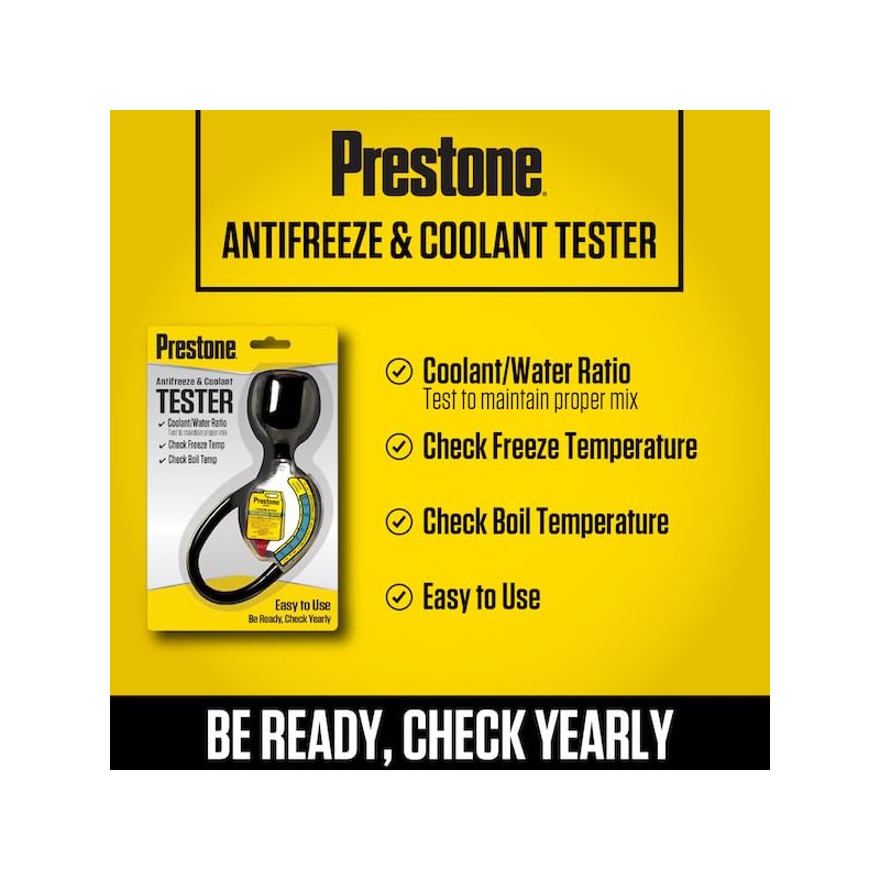 Prestone AF-1420-6PK Antifreeze and Coolant Tester, (Pack of 6)