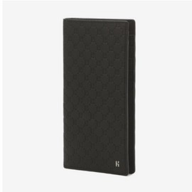 Hazzys (신세계센텀점)HAZZYS ACC 블랙 로고패턴 소가죽 장지갑 HJWA3E822BK (Shinsegae Centum City) HAZZYS ACC Black Logo Pattern Cowhide Long Wallet HJWA3E822BK