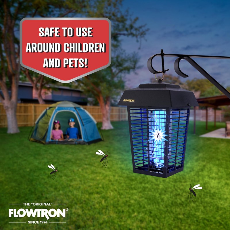 Flowtron Electric Bug Zapper 1 Acre Outdoor Insect Control with
