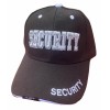 R Headwear Security Hat Officer Guard Baseball Cap Adjustable Black