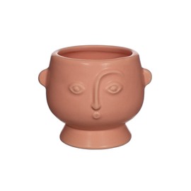 Sass & Belle Small Face Planter - Matte Pink