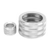4Pcs A/C Knob Ring Trim Volume Adjuster Decor Fit for