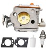 Concrete Saw Carburetor Kit with Fuel Filter Spark Plug, Fit