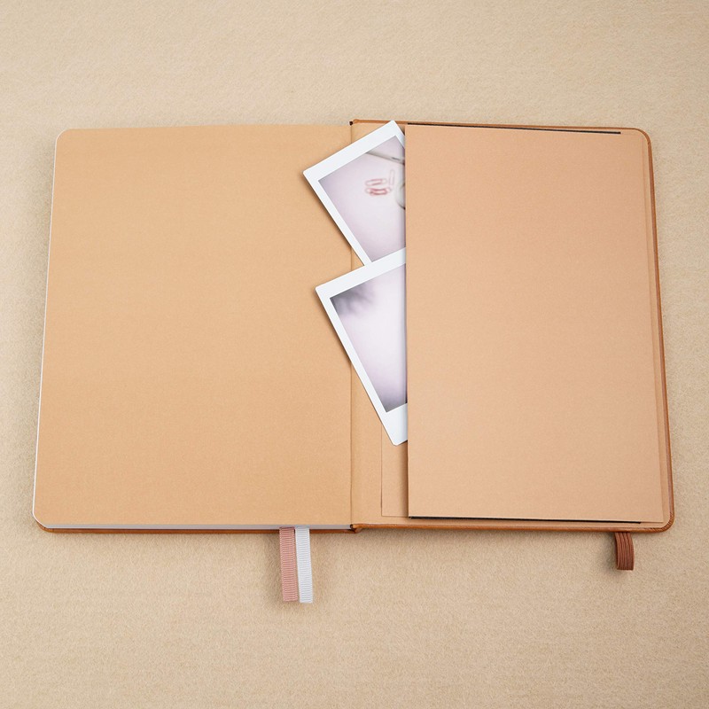 Tabitha Wilde A5 (ish) Hardback Notebook Dotted Paper, Numbered Pages