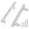 Gobrico 30 Pack 3-1/2" Kichen Cabinet Handles Brushed Nickel Cabinet