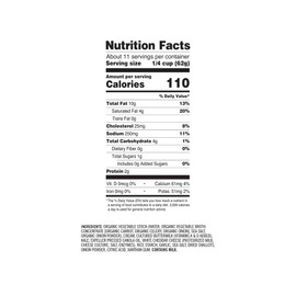 Sonoma Gourmet Rich & Creamy Kale Pesto with White Cheddar Pasta Sauce | Gluten-Free | Made With Garden Fresh Kale & Sharp White Cheddar - 25 Ounce Jar (Pack of 6)