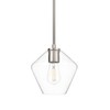 Pendant Lighting for Kitchen Island - Farmhouse Brushed Nickel Pendant
