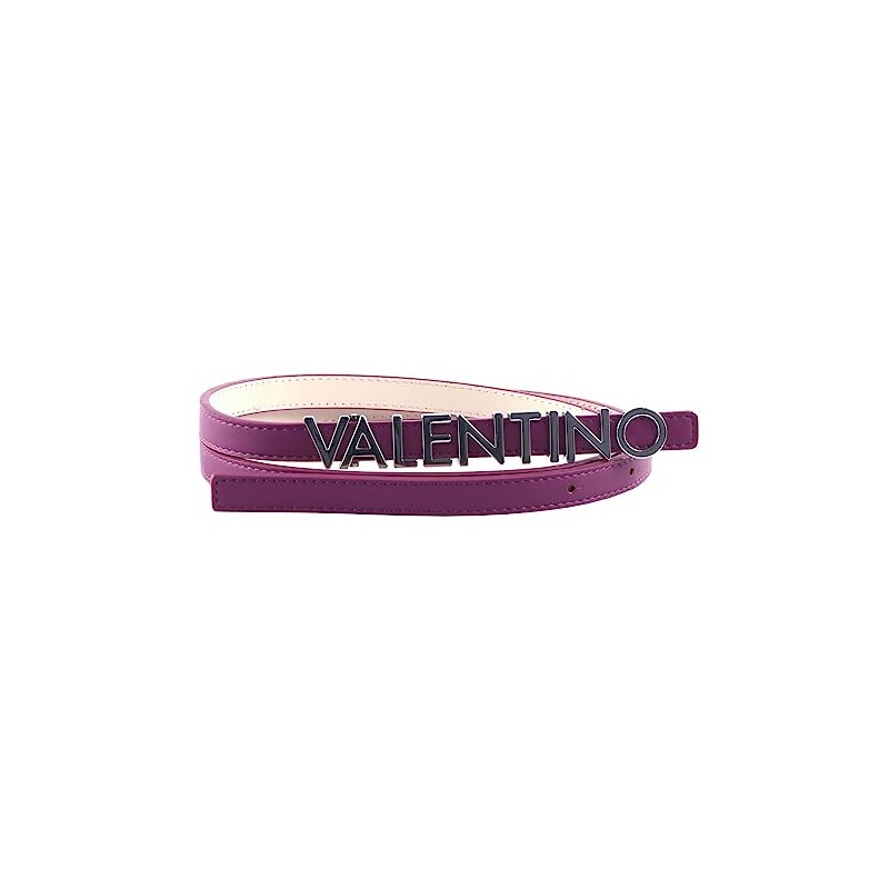 Valentino Women's Belty Belt, Mauve/Silver, XL, Mauve/Silver