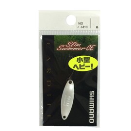 Shimano TR-S44N Spoon, Cardiff, Slim Swimmer, Compact Edition, 0.16 oz (4.4 g), Pearl White, 16S