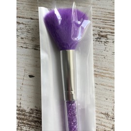 Sassy Chic Purple Rain Sparkle Glitter Cosmetic Brush Makeup Brush Sassy Chic Purple Silver